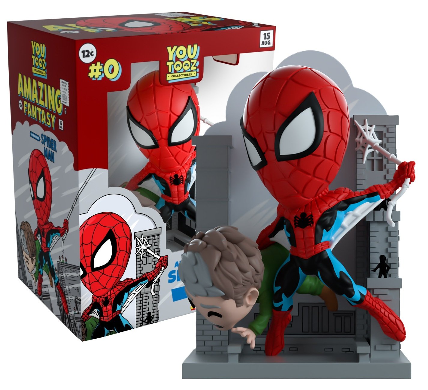 Figurine Marvel Amazing Fantasy Spider Man #15 Youtooz 13cm