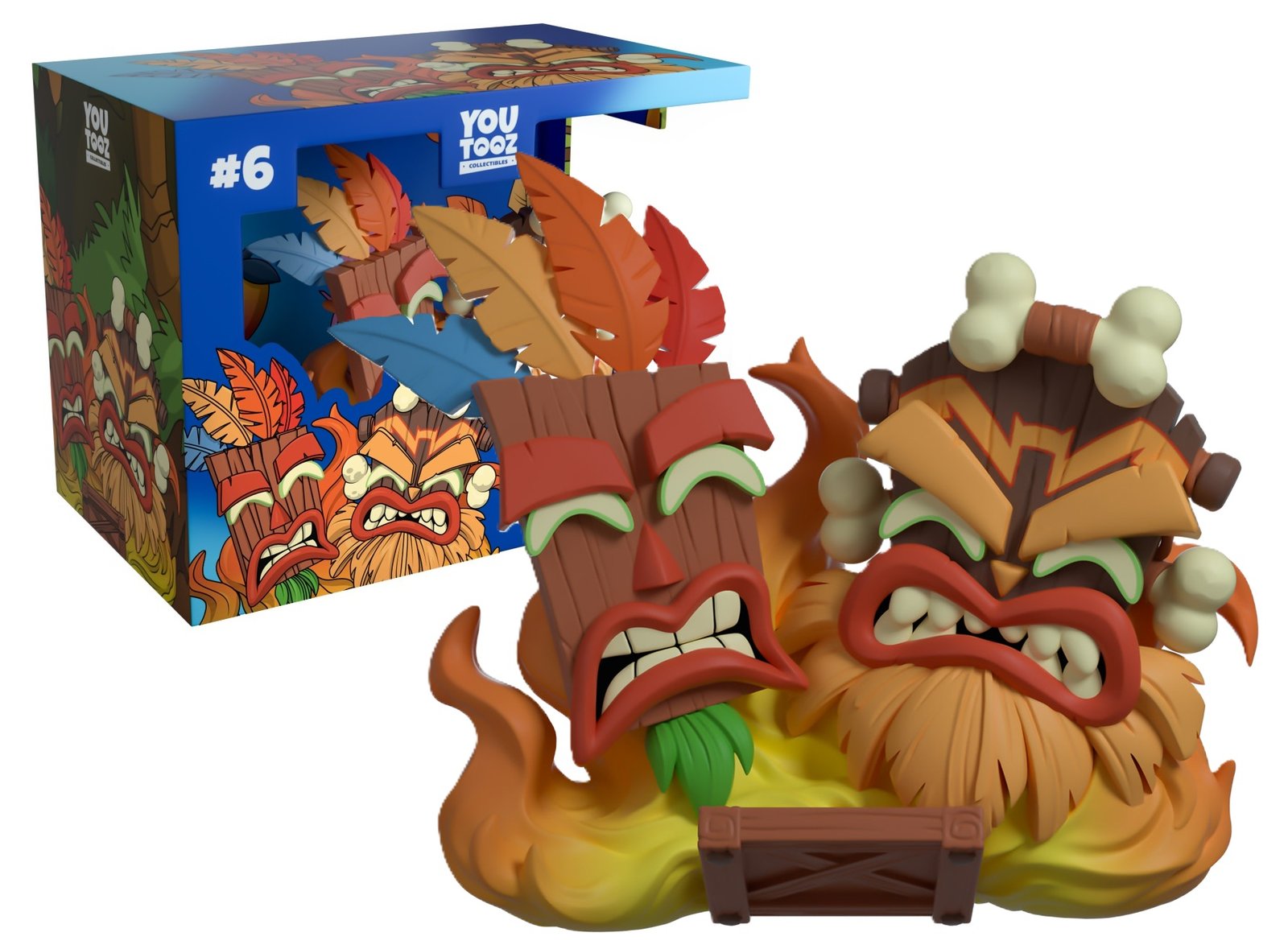 Figurine Crash Bandicoot Aku Uka Youtooz 9cm
