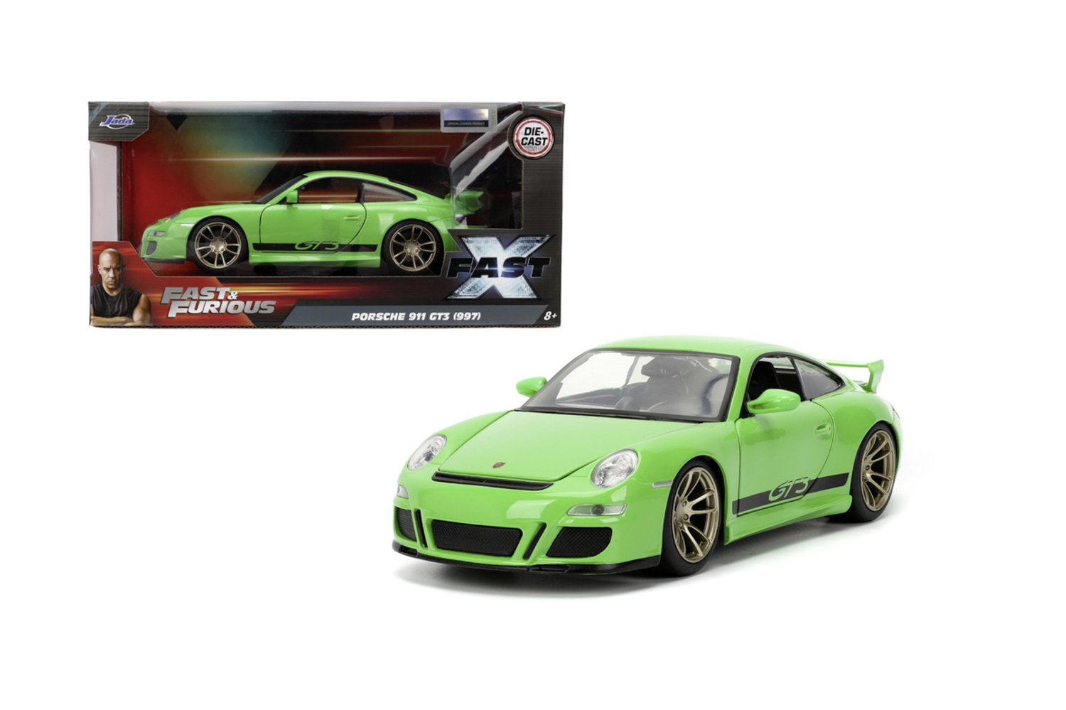 Figurine Fast & Furious 2007 Porsche (F10) 1:24 - Fast & Furious