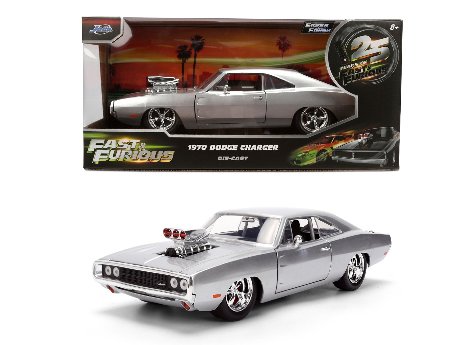 Figurine Fast & Furious Anniv. Dom's Dodge 1:24