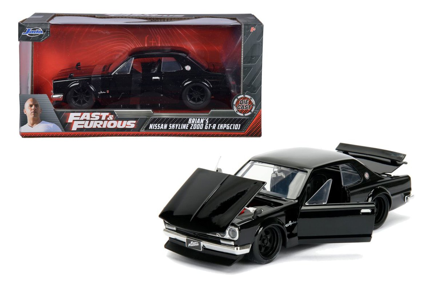 Figurine Fast & Furious 1971 Nissan Skyline 1:24
