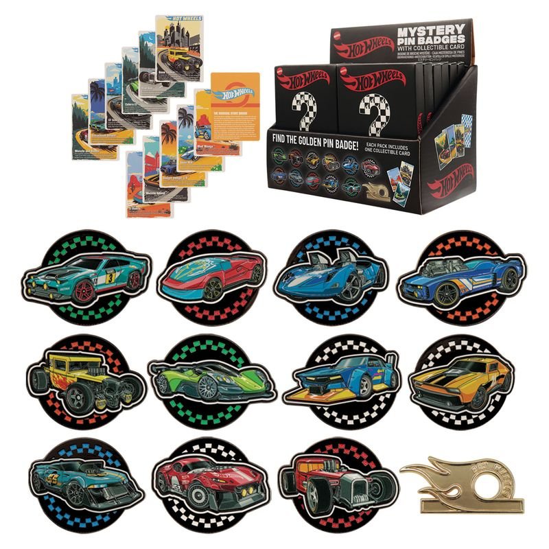 Blind box Fanattik HOT WHEELS de 12 Pin's