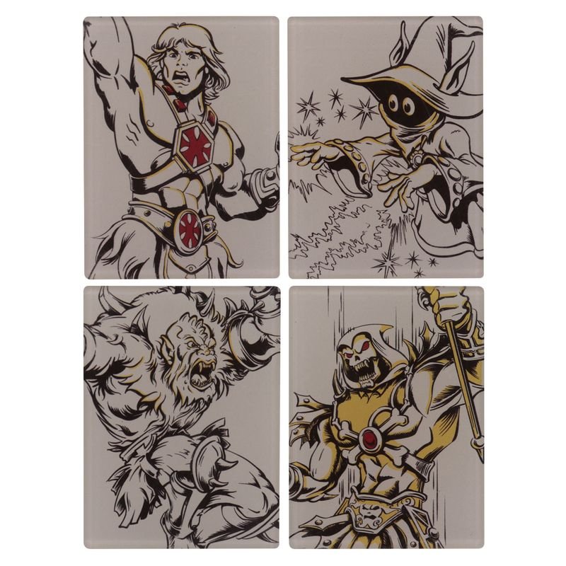 Magnet Maitre De L'Univers LES MAITRES Set 4 aimants