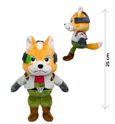 Peluche Nintendo STAR FOX Mc Cloud 25cm