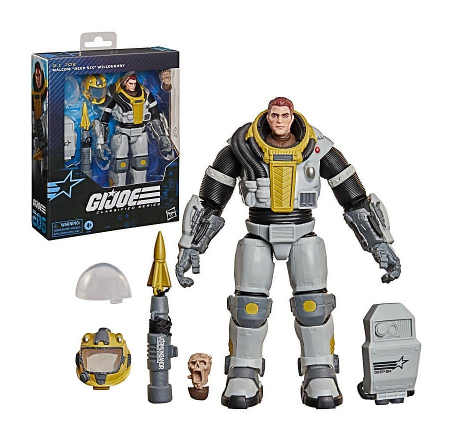 GI JOE - Malcom Deep Six Classified Series - Figurine 15 cm