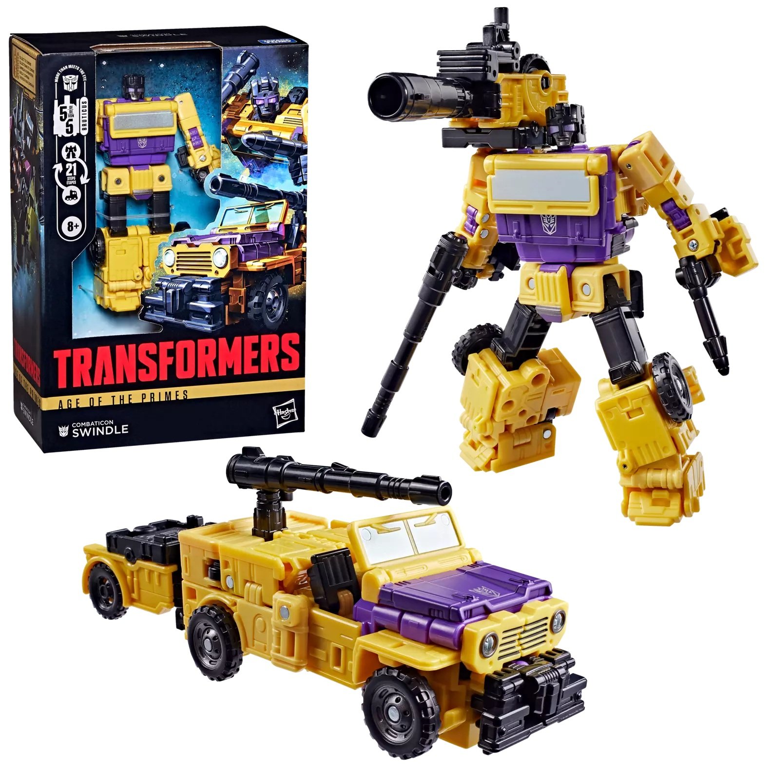 TRANSFORMERS - Swindle Age of the Primes Voyager Class - Figurine 16 cm