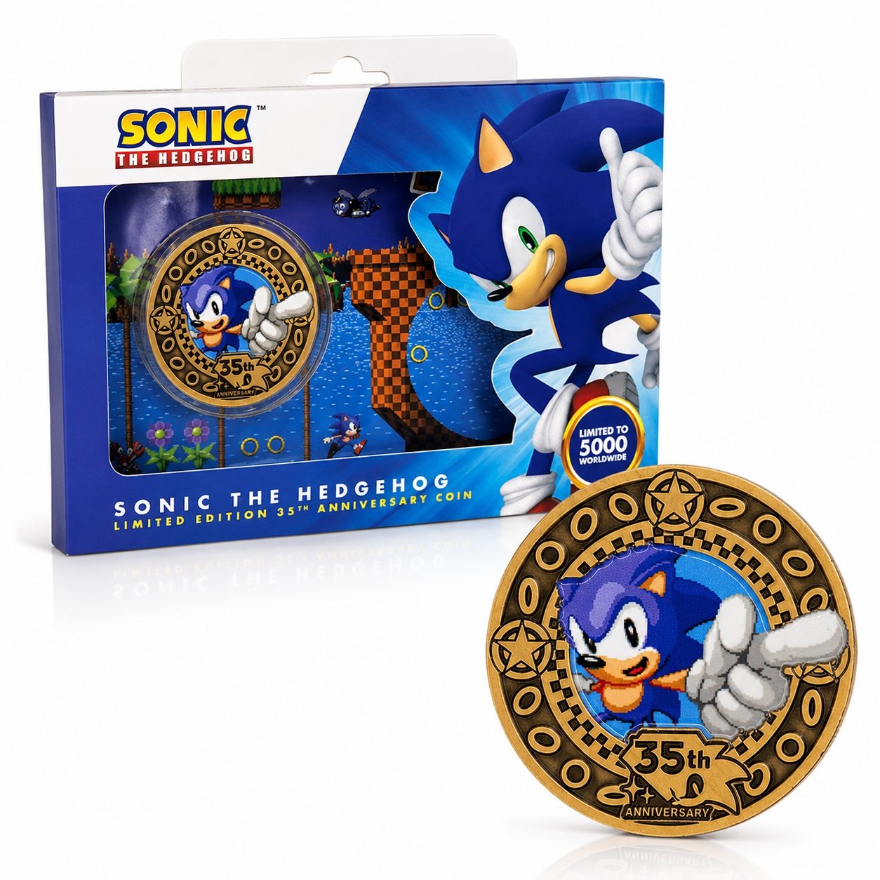 Objet de collection Sonic 35ème Anniv. Pièce Edition Limitée
