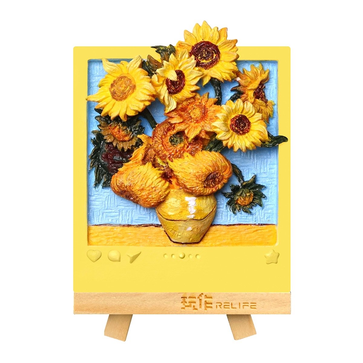 Magnet Van Gogh DIY Tournesols Aimant à peindre en 3D - Art & culture
