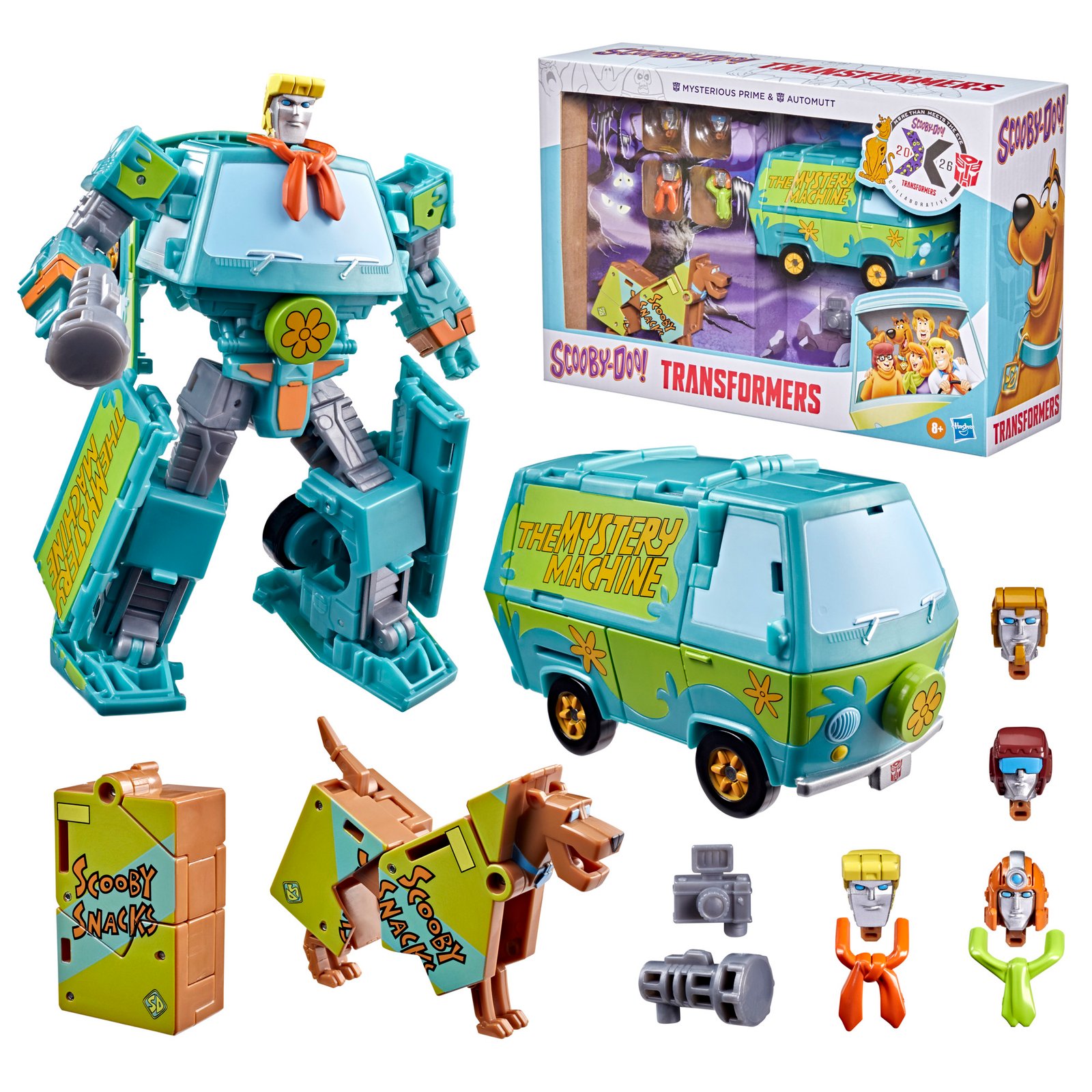 Figurine Transformers X SCOOBY DOO Mysterious Prime Fig. Collaborative 15cm