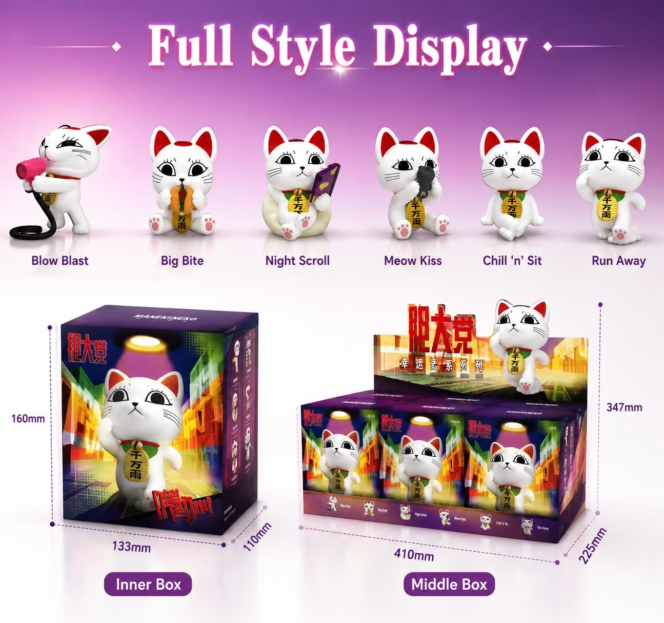 Blind box Dandadan Turbo Granny Set 6 14cm