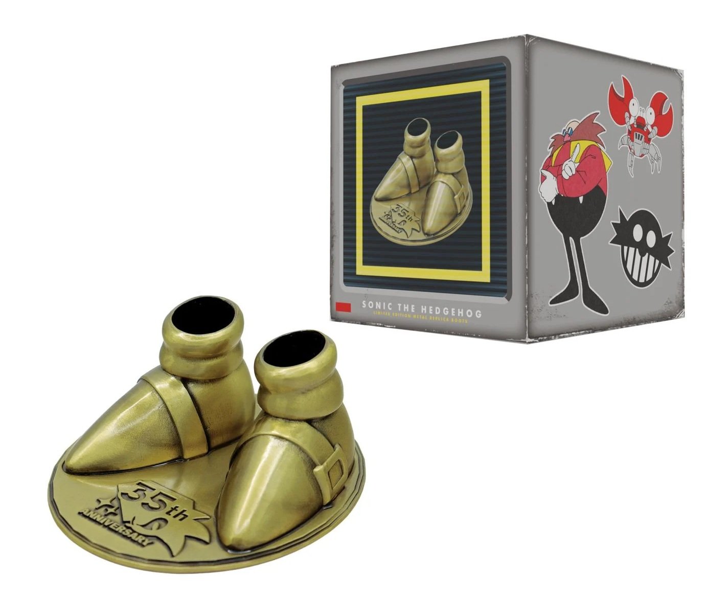 Réplique Sonic Metal Boot "35ème Anniversaire" Edition Limitée