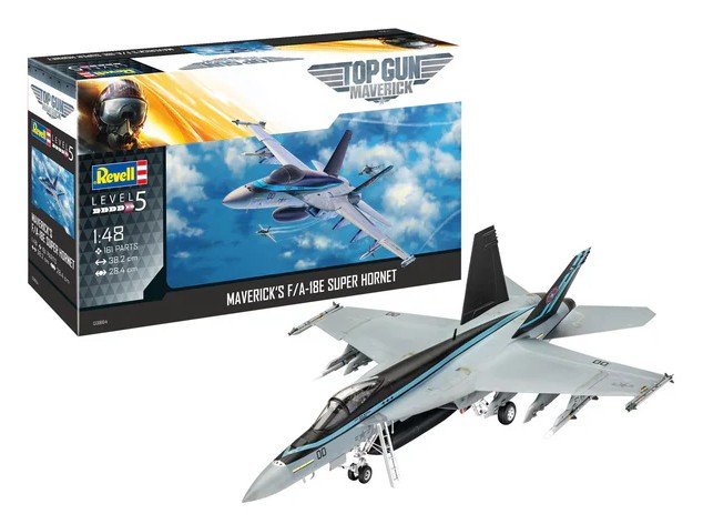 Maquette Top Gun MAVERICK Maverick's F/A 18E Super Hornet Model Kit 1/48 - Top Gun