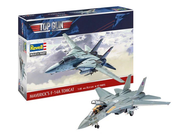 Maquette Top Gun Maverick's F 14A Tomcat Model Kit 1/48 - Top Gun