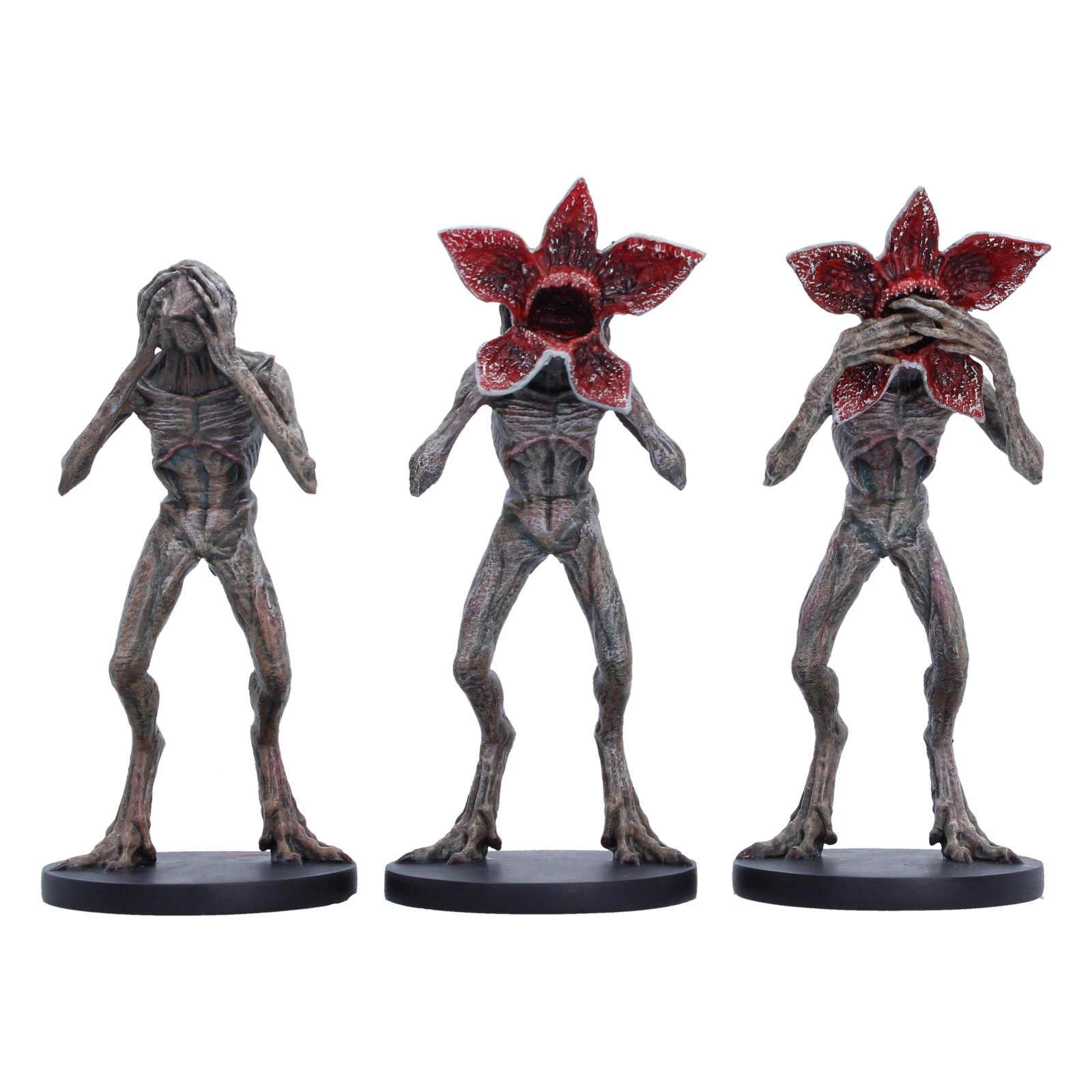Figurine Stranger Things Three Wise Demogorgons Set 3 Statuette