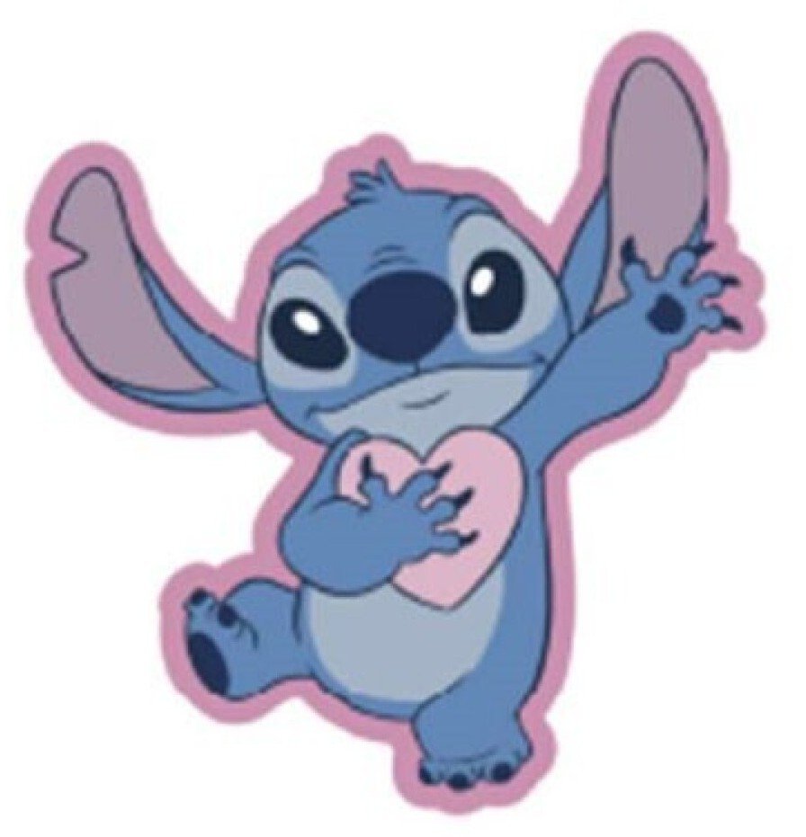 Coussin Disney LILO STITCH Coeur"
