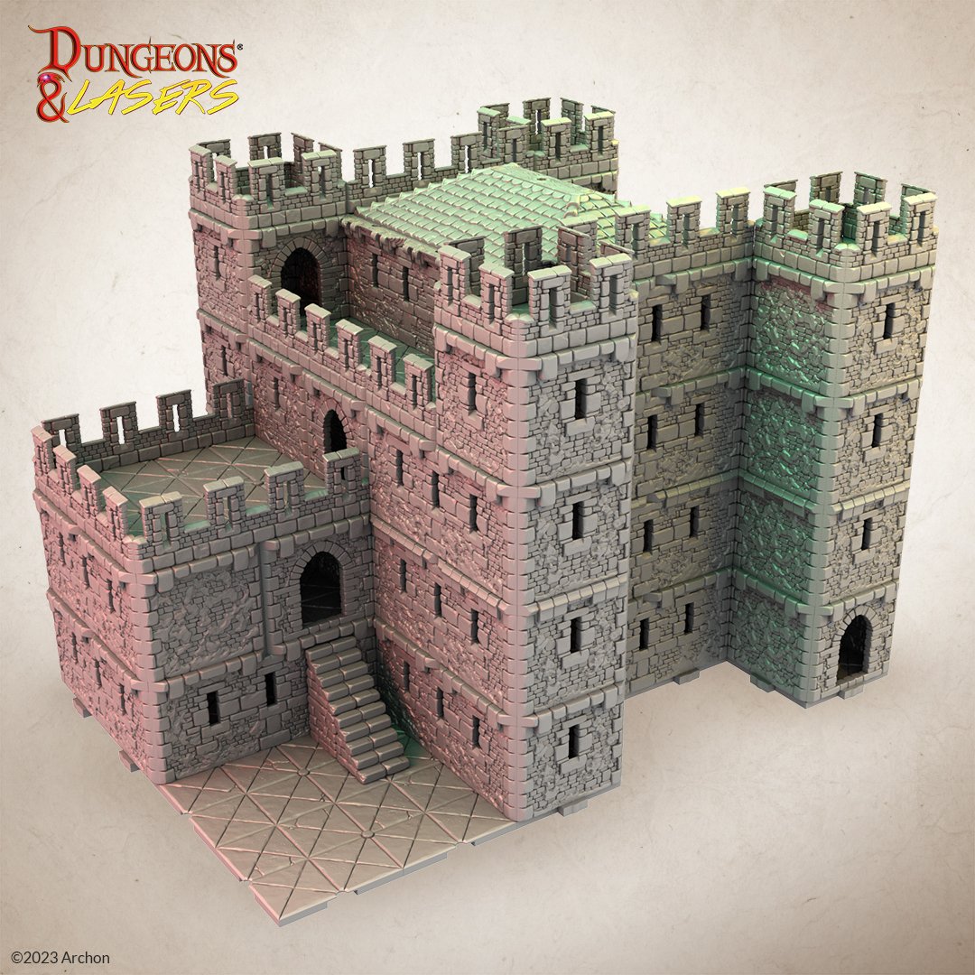 Dungeons & Lasers - Starter Set: Grand Stronghold - Dungeons & Lasers