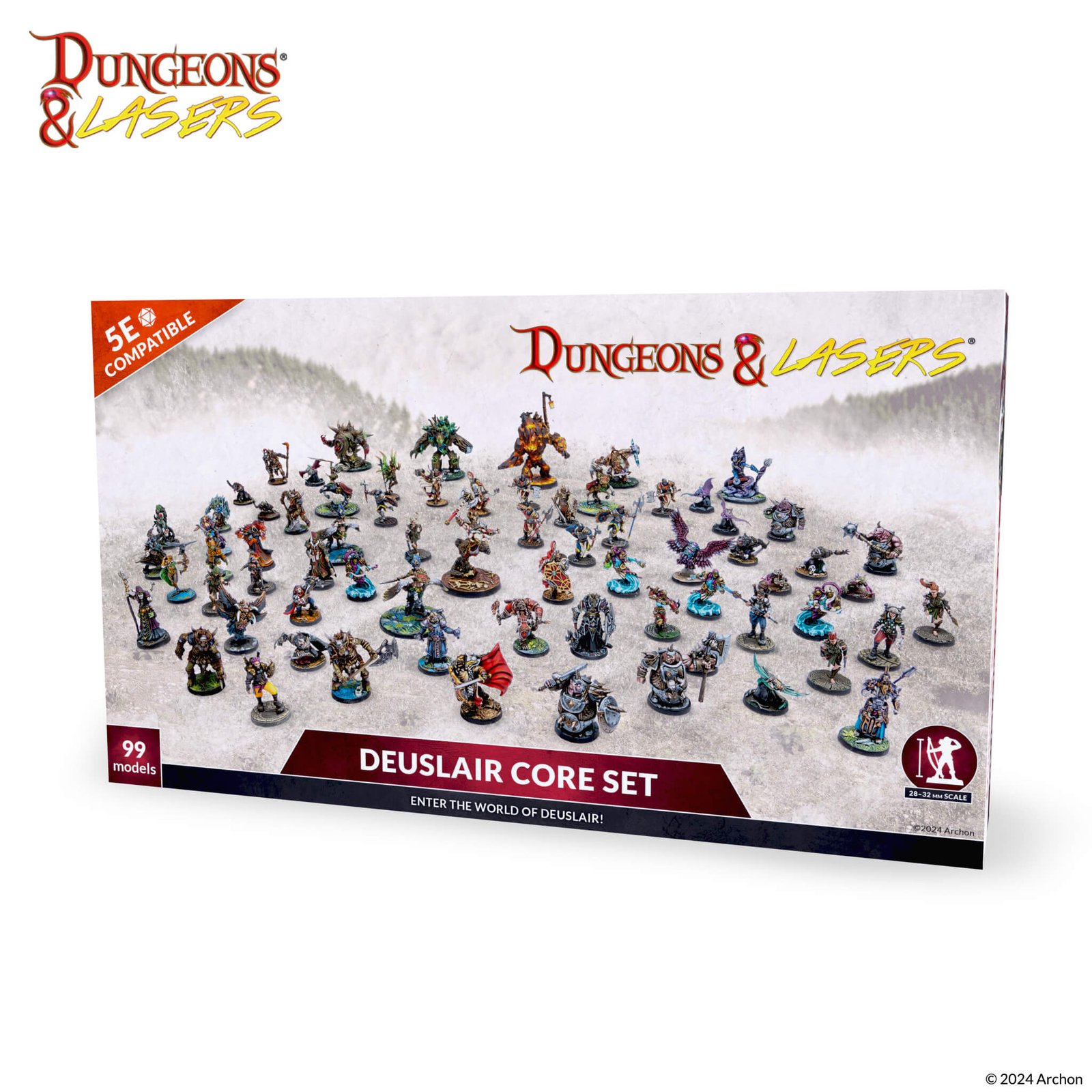 Dungeons & Lasers - Miniatures: Deuslair Core Set - Dungeons & Lasers