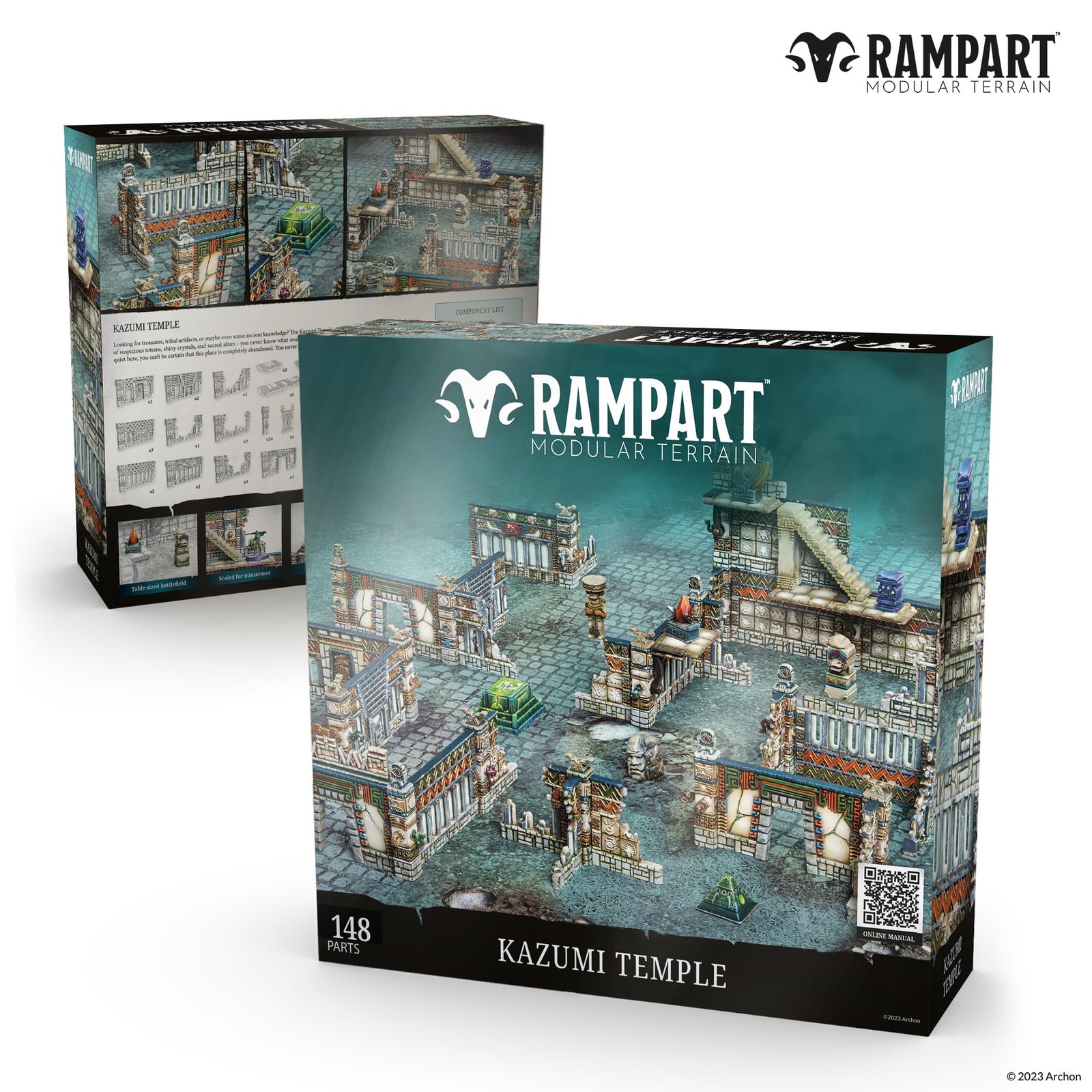 Rampart Modular Terrain - Kazumi Temple - Rampart Modular Terrain
