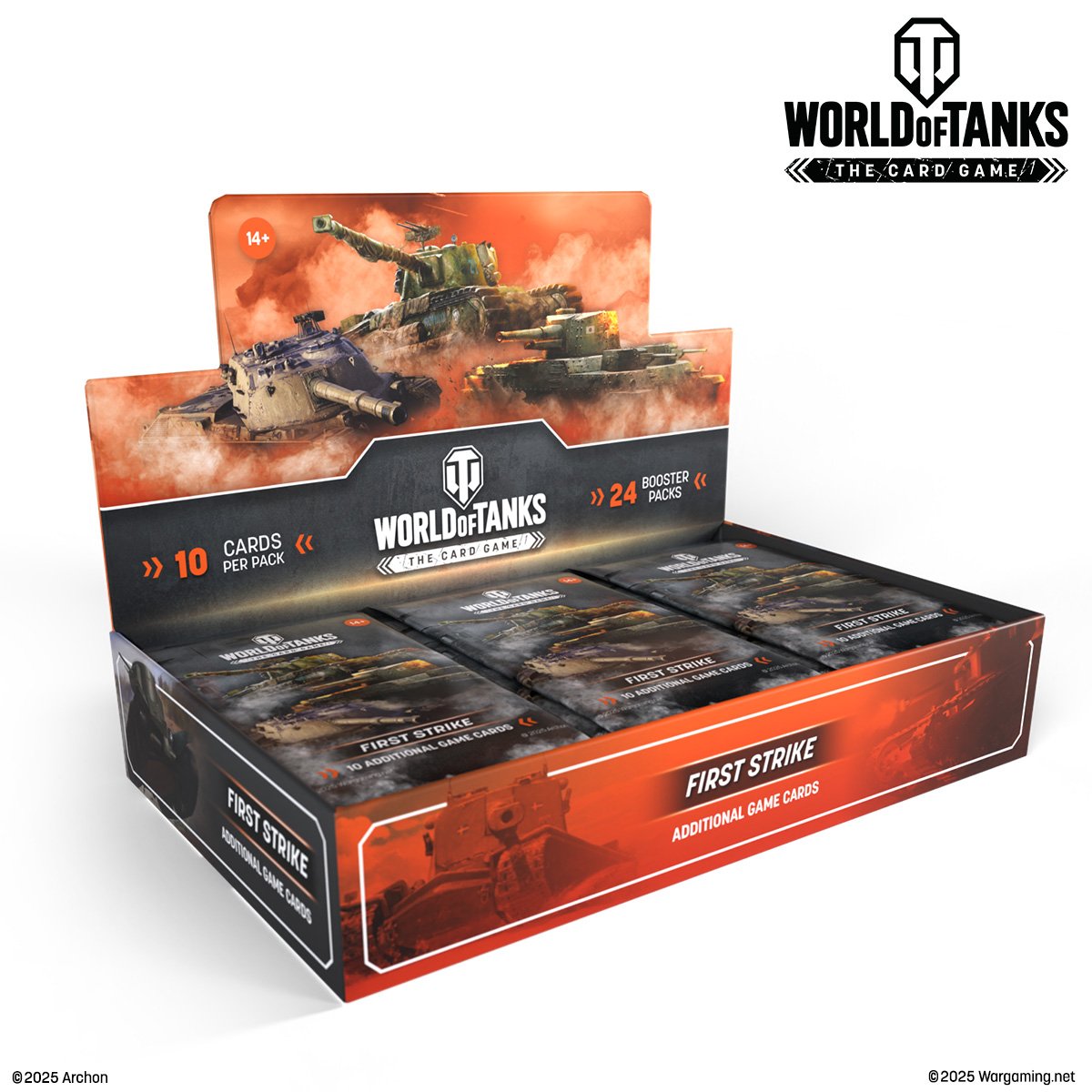 World of Tanks TCG - First Strike Booster Display (24 Boosters) - EN - World of Tanks