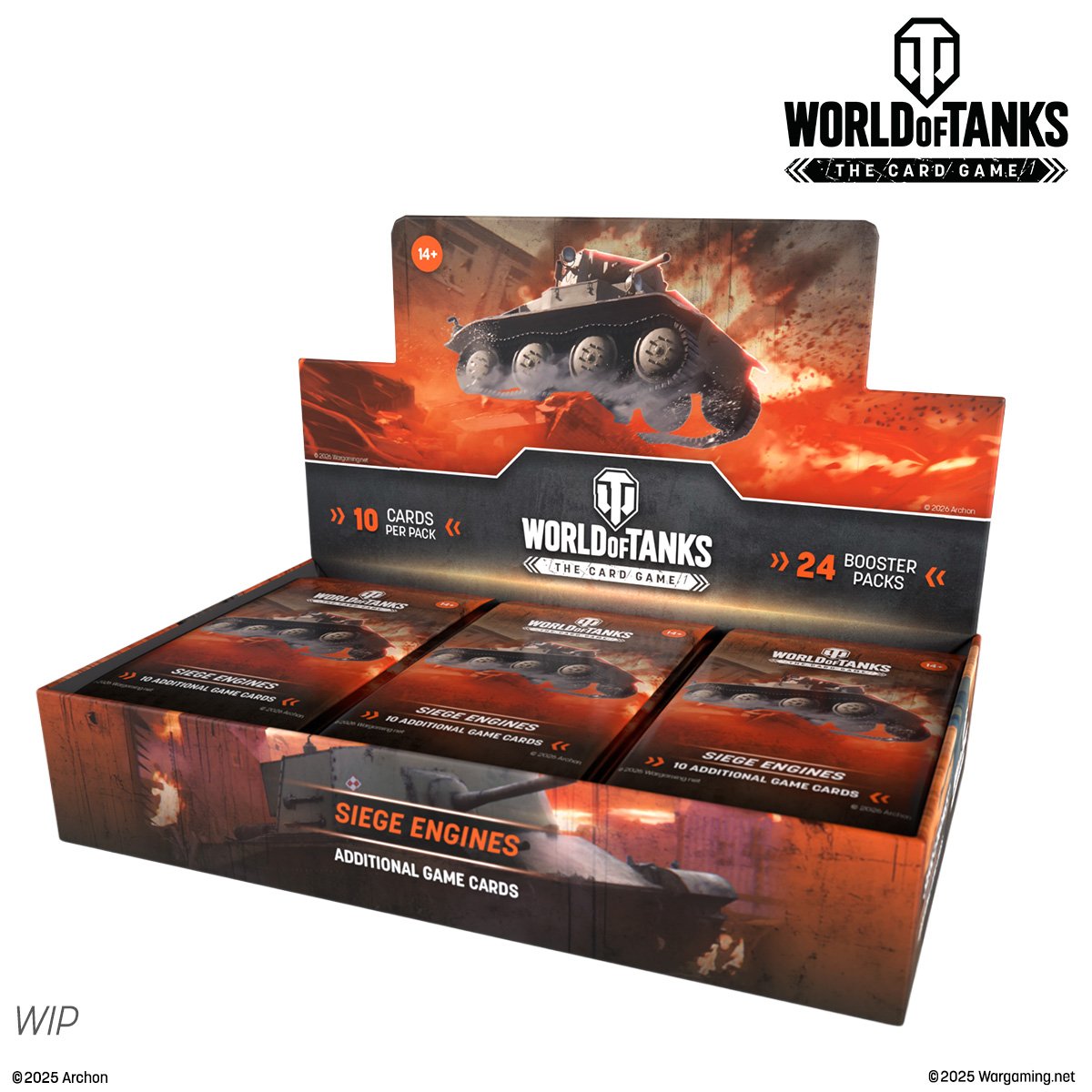 World of Tanks TCG - Siege Engines Display (24 Boosters) - EN - World of Tanks
