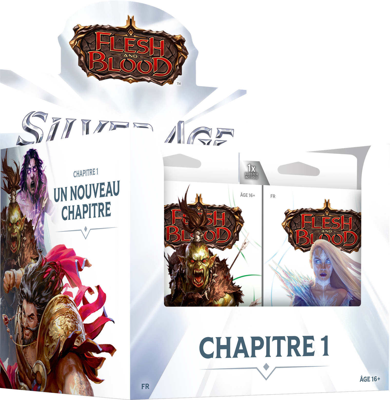 FAB - Silver Age: Chapter 1 Decks Display (10 decks) - FR - Flesh & Blood
