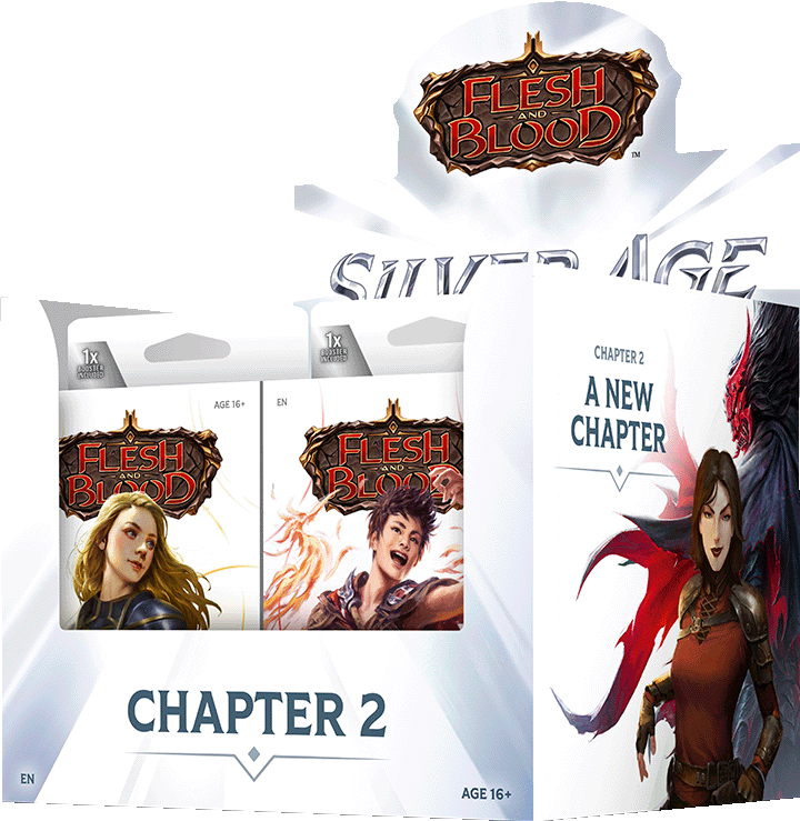 FAB - Silver Age: Chapter 2 Decks Display (10 decks) - EN - Flesh & Blood