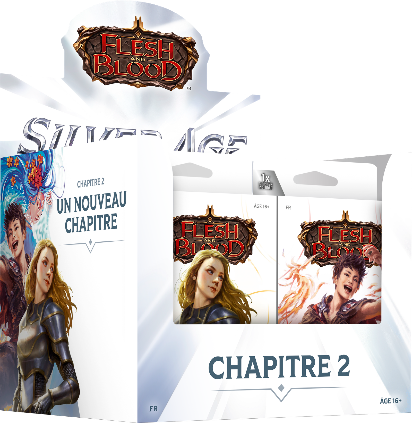 FAB - Silver Age: Chapter 2 Decks Display (10 decks) - FR - Flesh & Blood