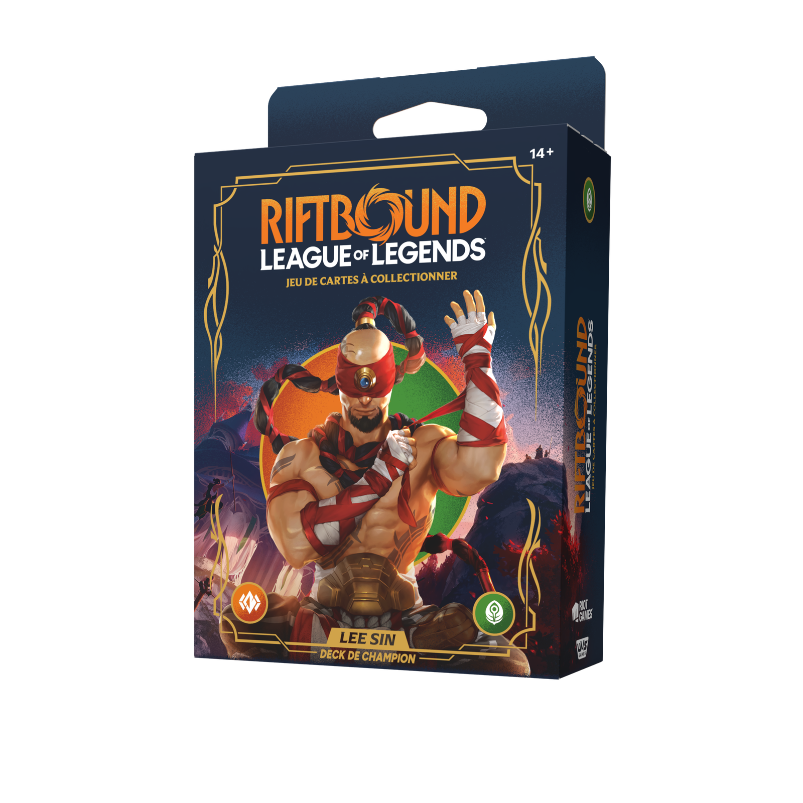 Riftbound: League of Legends TCG - Display de Decks de Champion Origines : Lee Sin (4 Decks) - FR - Riftbound: League of Legends TCG