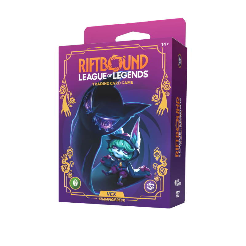 Riftbound: League of Legends TCG - Display de Decks de Champion Déchainement : Vex (4 Decks) - FR - Riftbound: League of Legends TCG