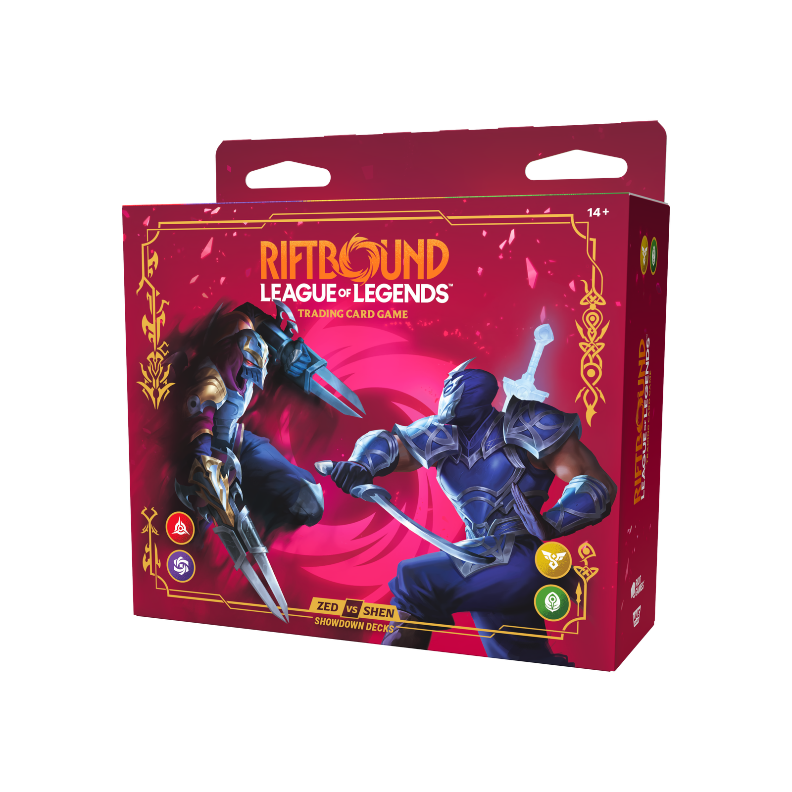 Riftbound: League of Legends TCG - Vendetta Champion Deck Showdown: Zed vs Shen Display (4 Decks) - EN - Riftbound: League of Legends TCG