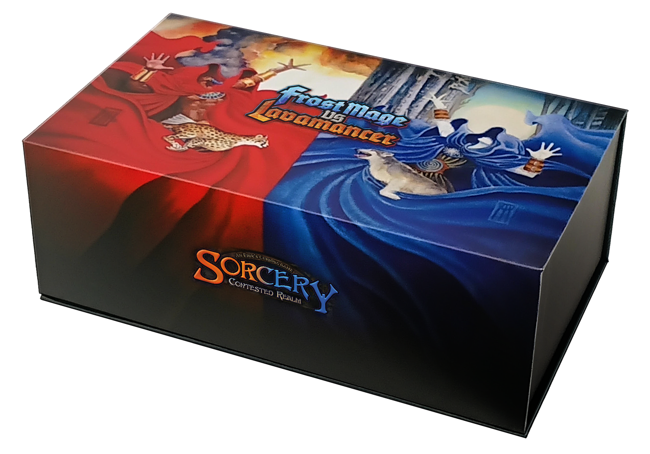Sorcery TCG - Frost Mage vs Lavamancer Preconstructed Deck Display (2 Decks) - EN - Sorcery: Contested Realm