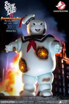 Figurine ghostbusters stay puft marshmallow man burning deluxe edition af - Ghostbusters