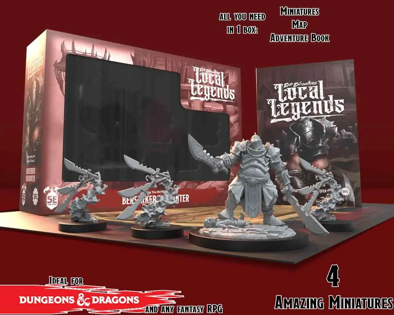 Figurine epic encounters local legends berserker - Legends