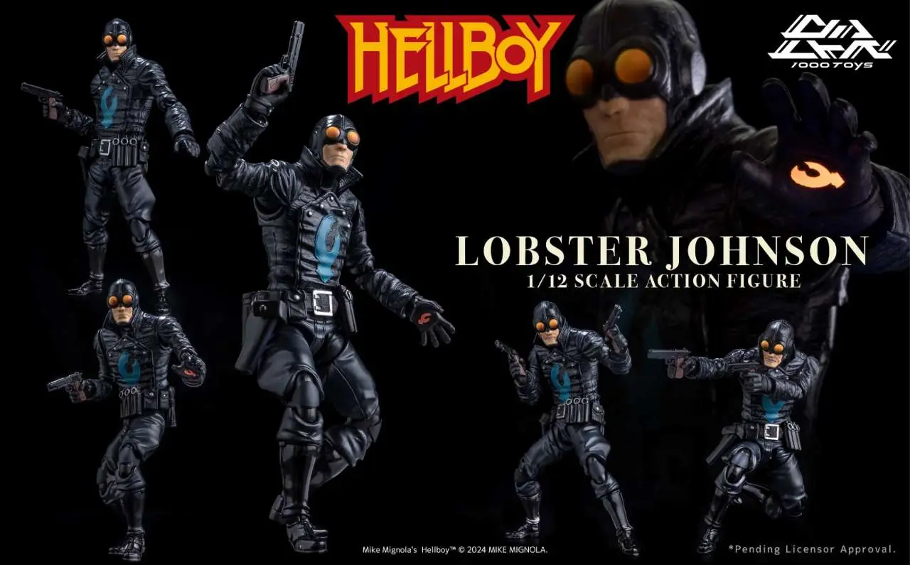 Figurine hellboy lobster johnson 1/12 scale af - Hellboy
