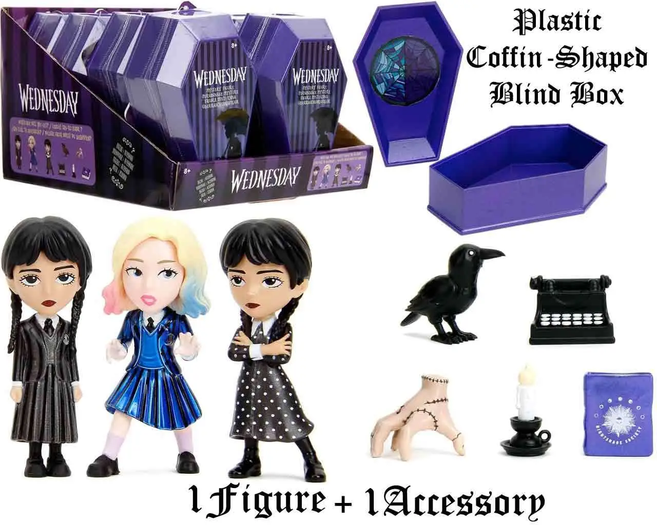 Figurine Mercredi wednesday metal counter display deluxe (8) - Wednesday