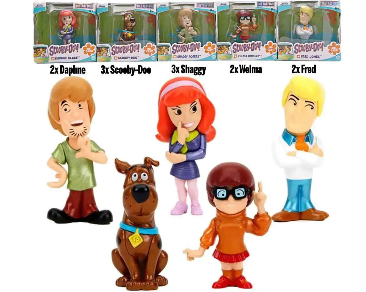 Figurine scooby doo metal box display (12) - Scooby-Doo