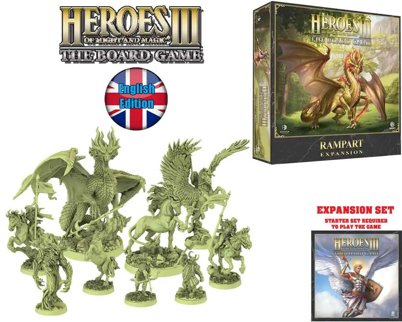 Figurine heroes of might and magic iii: the board game rampart expansion set english version - Rampart Modular Terrain