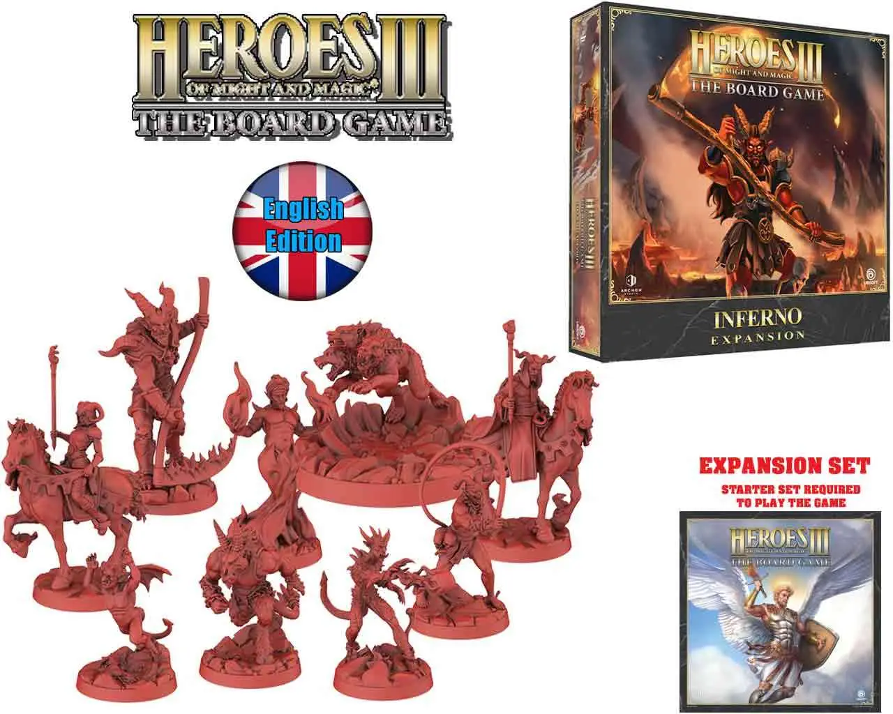 Figurine heroes of might and magic iii: the board game inferno expansion set english version - Magic