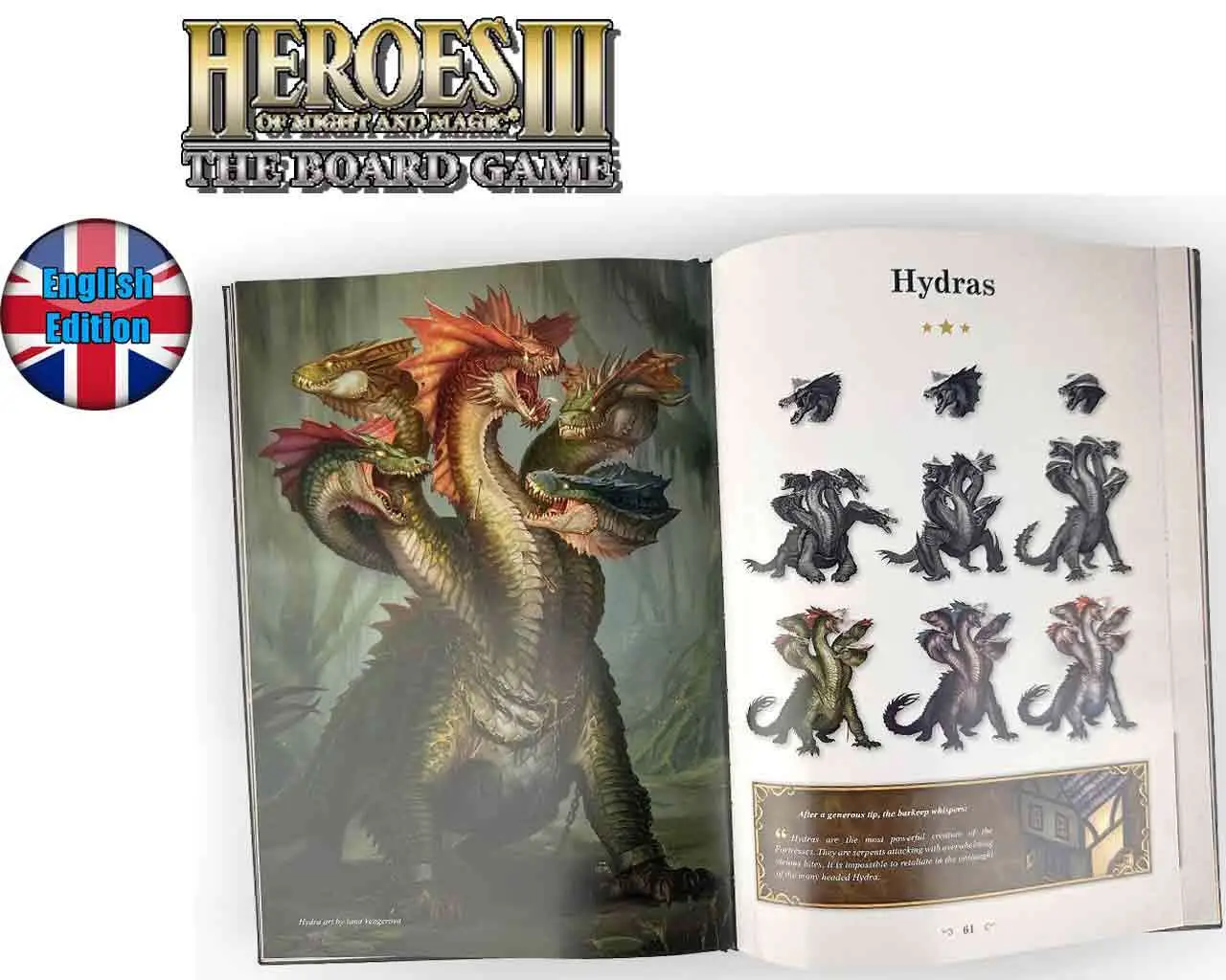 Figurine heroes of might and magic iii: the board game art book english version - Magic