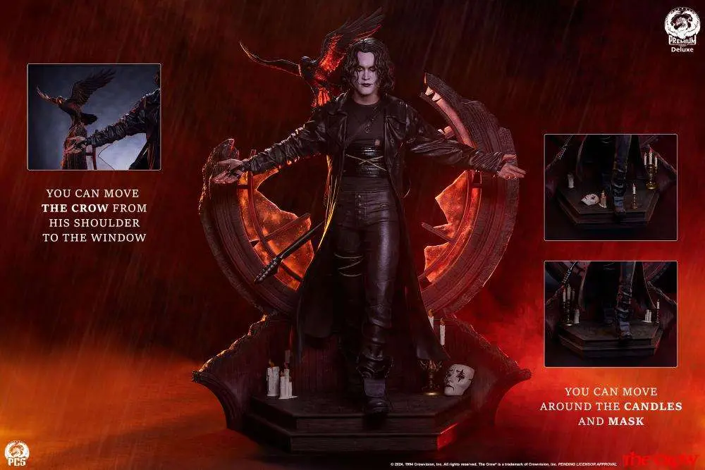 Statue the crow 1:3 scale deluxe edition - The Crow