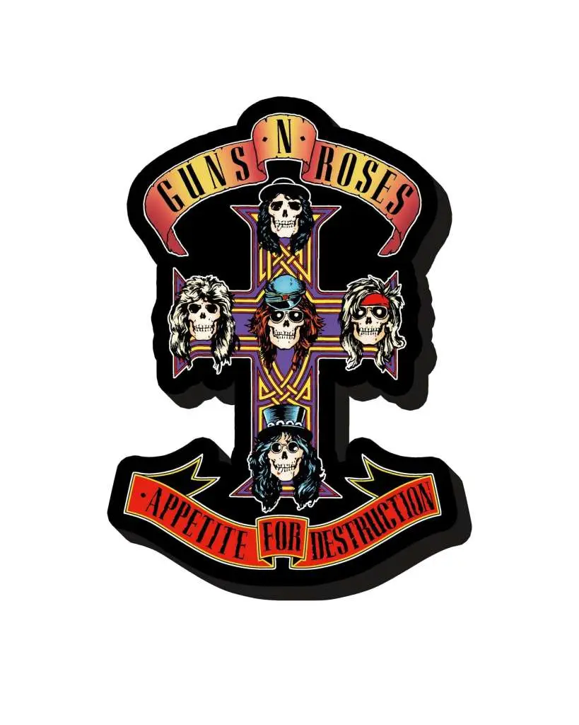 Figurine guns n' roses appetite for destruction funky chunky magnet - Guns N`Roses