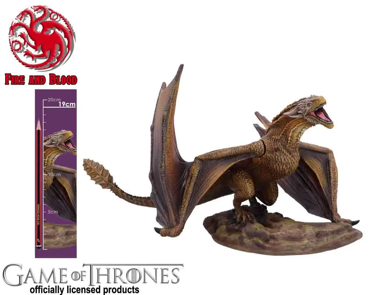 Statue game of thrones viserion resin - Game Of Thrones