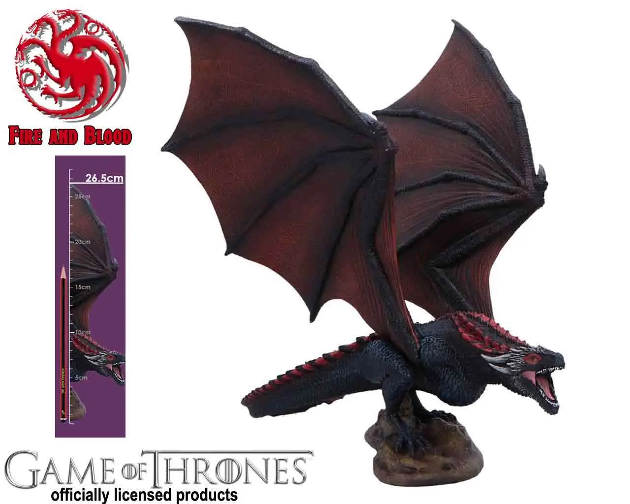 Statue game of thrones drogon resin - Game Of Thrones