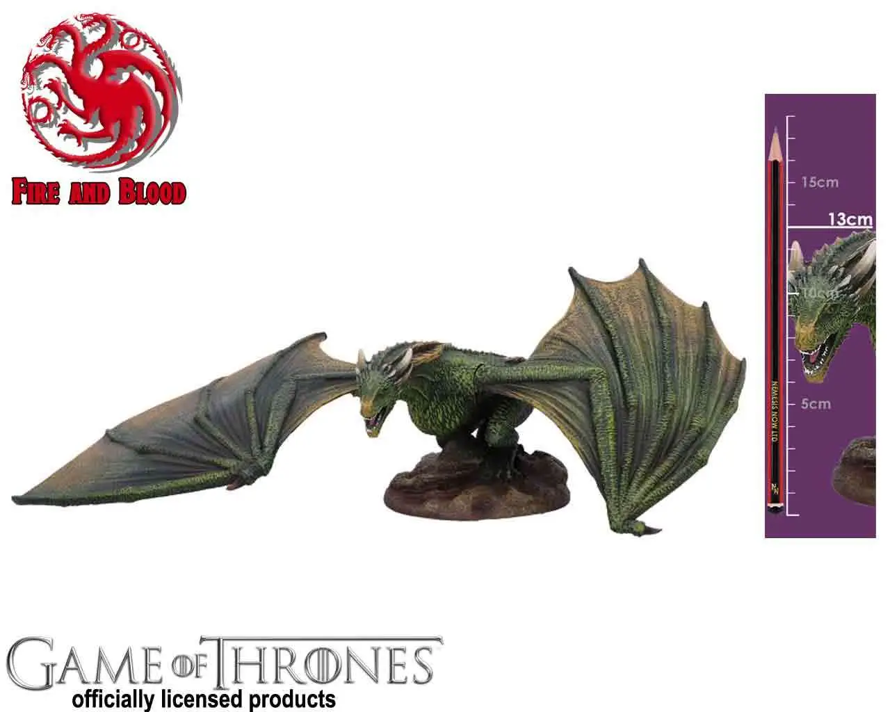 Statue game of thrones rhaegal resin - Game Of Thrones