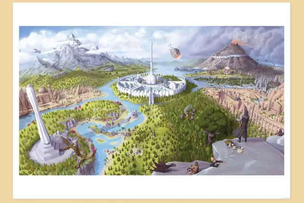 Figurine the elder scrolls iv oblivion imperial city art print - The Elder Scrolls