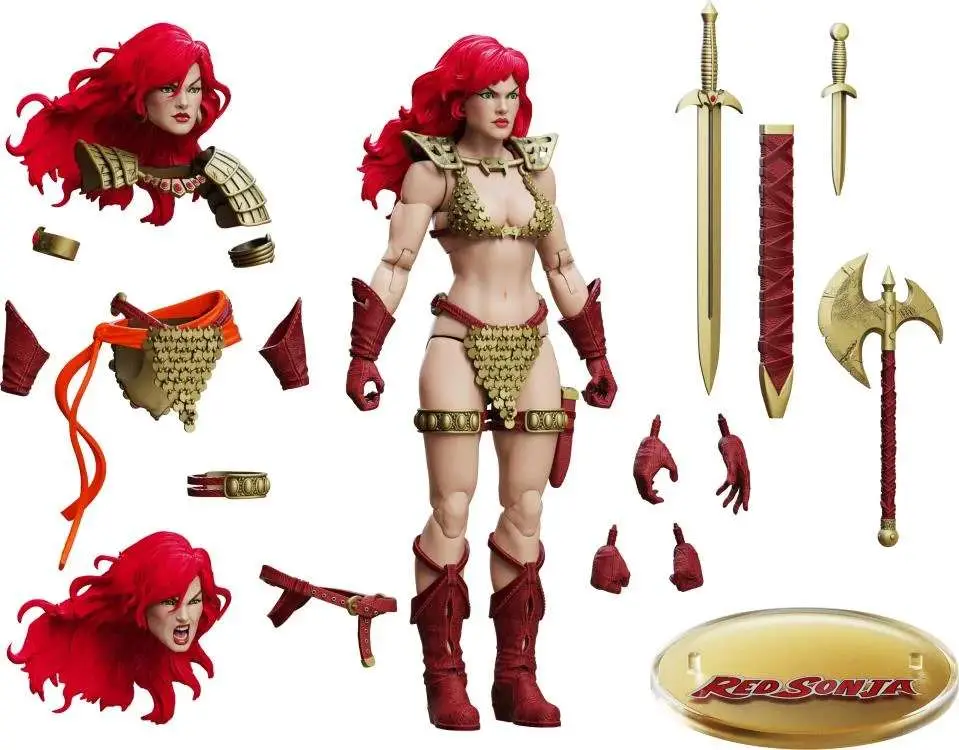 Figurine red sonja limited gold and epic hacks - Red Sonja