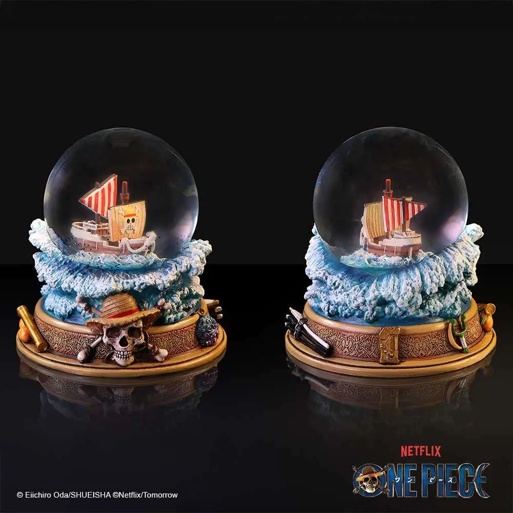 Figurine One Piece going merry snow globe - Décoration