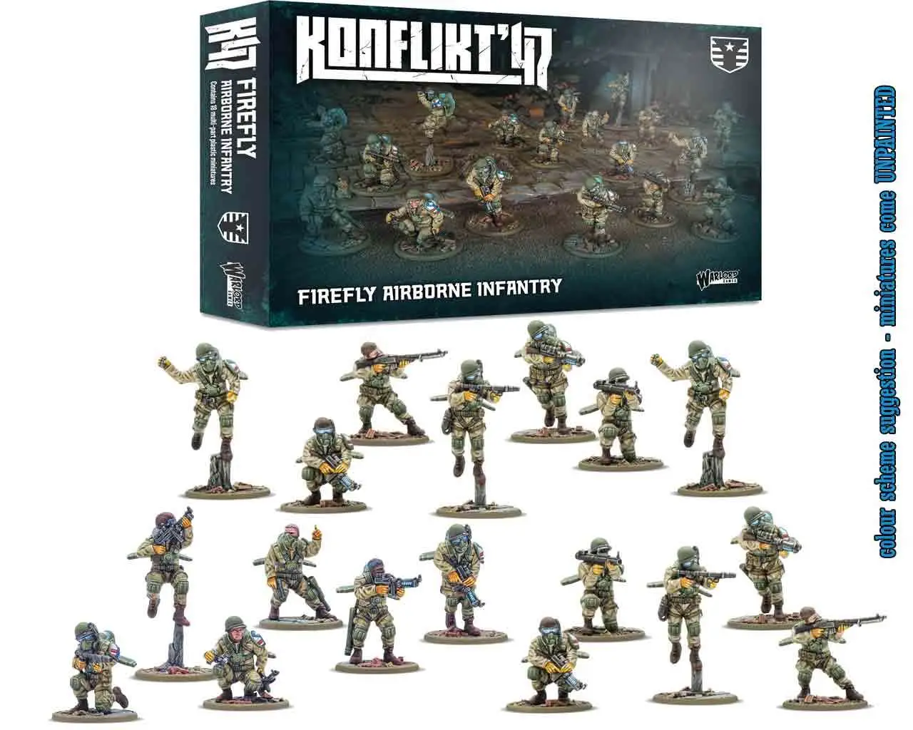 Figurine konflikt '47 new edition 2025 firefly airborne infantry - Firefly
