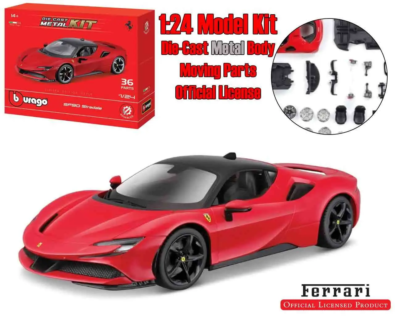 Maquette ferrari sf90 stradale model kit 1:24 - Ferrari
