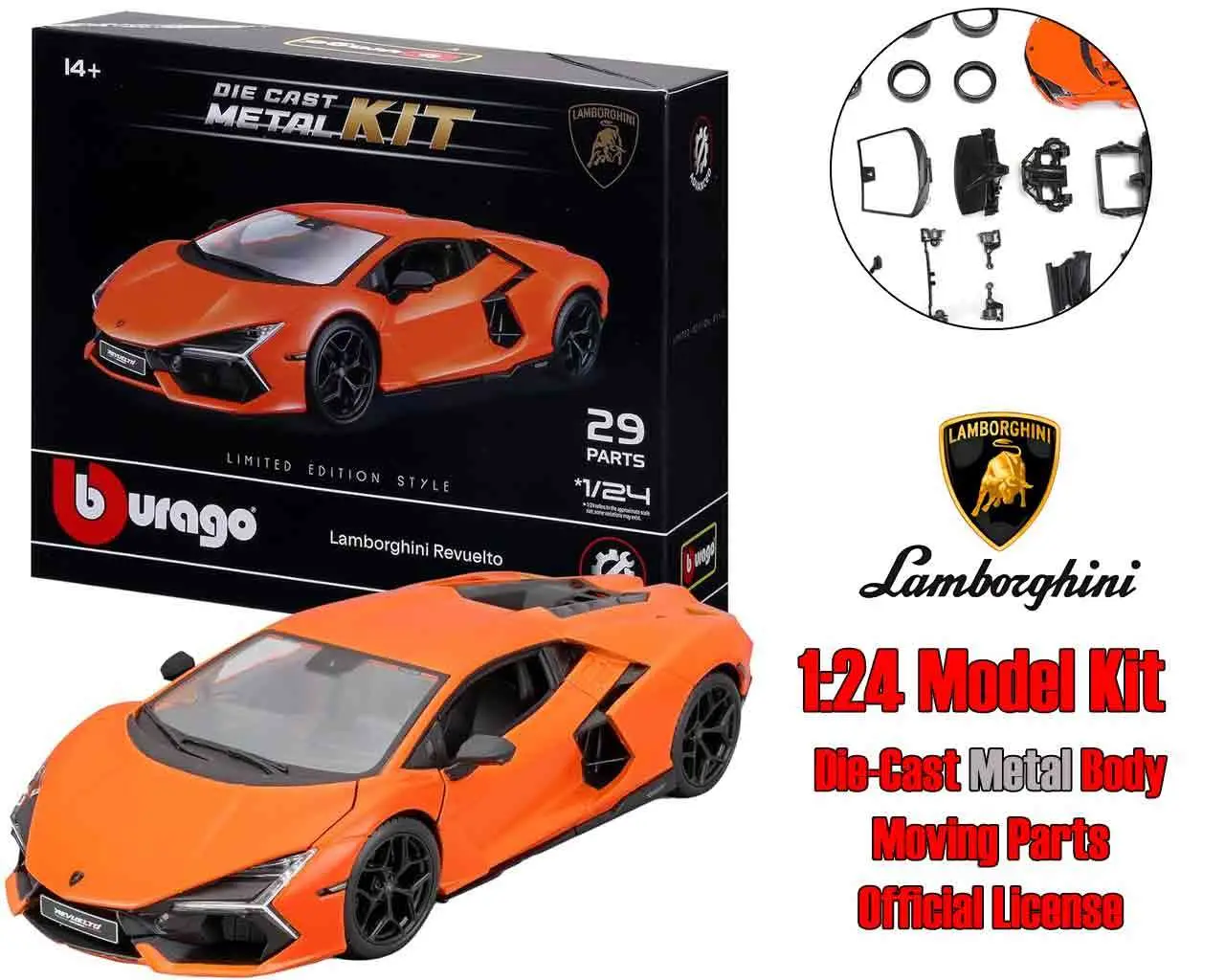 Maquette lamborghini revuelto model kit 1:24 - Lamborghini